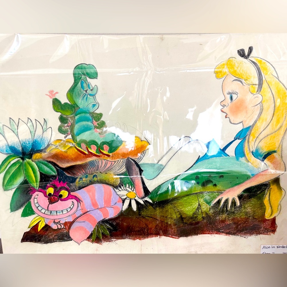 Disney Character Drawing Alice in Wonderland Painting
